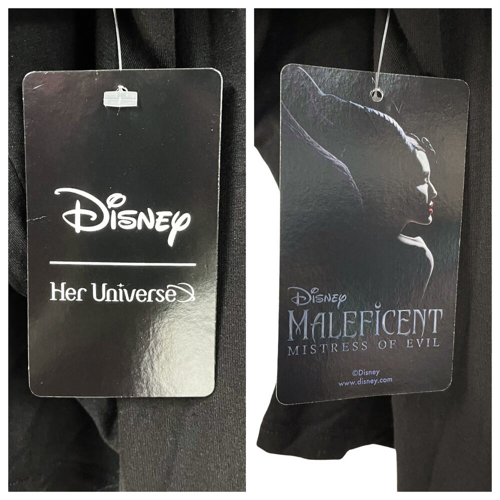 TORRID x DISNEY Her Universe NWT Maleficent High-Low Jersey Dress Black Size 2X - Picture 8 of 11